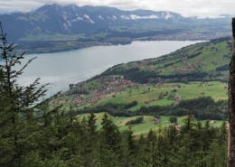 Blick auf Sigriswil und den Thunersee im Anzeichnungsgebiet